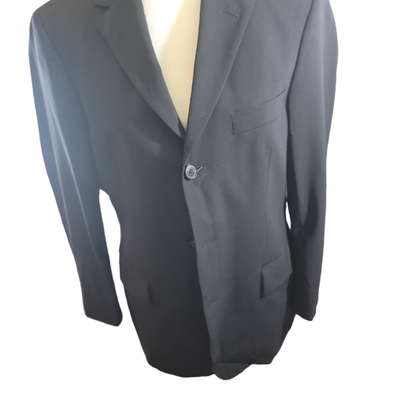 Hugo Boss Jacket Mens 36/S Black Wool Officewear Party Suit Coat - Picture 3 of 9